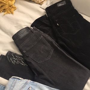 WORN TWICE Grey skinny Levi’s jeans